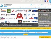 Tablet Screenshot of nifeindia.com
